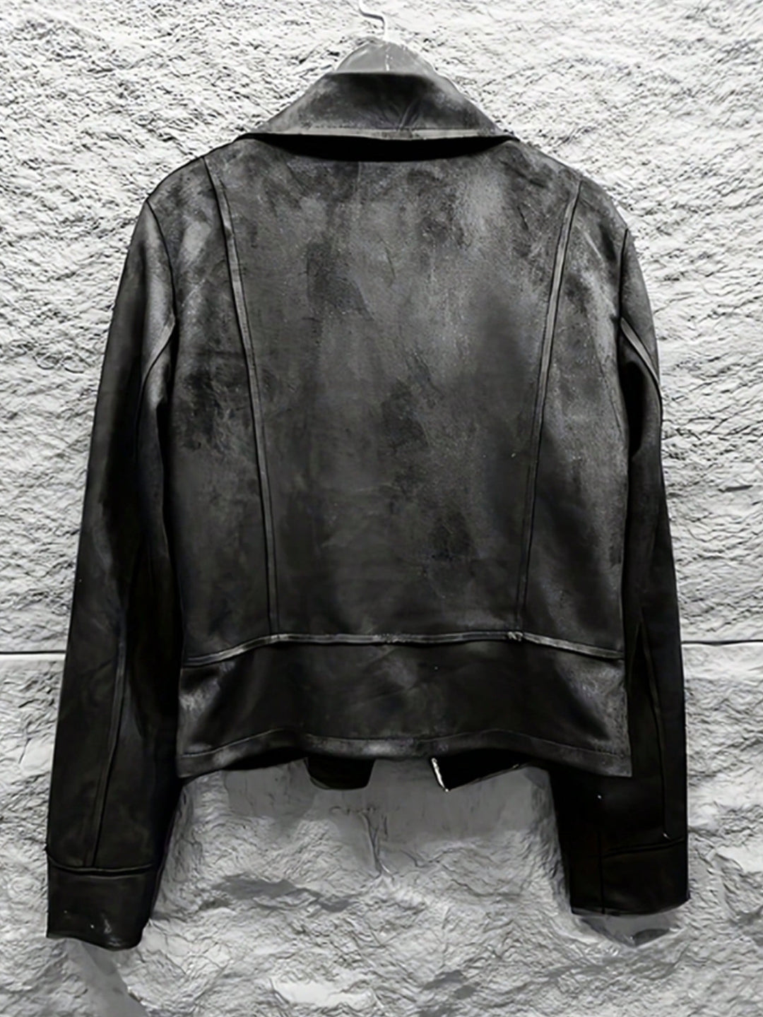 Women's Black Faux Leather Jacket